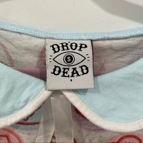 Drop Dead - Hate Hearts Dress/Top/Tunic - Size S - Picture 6 of 6